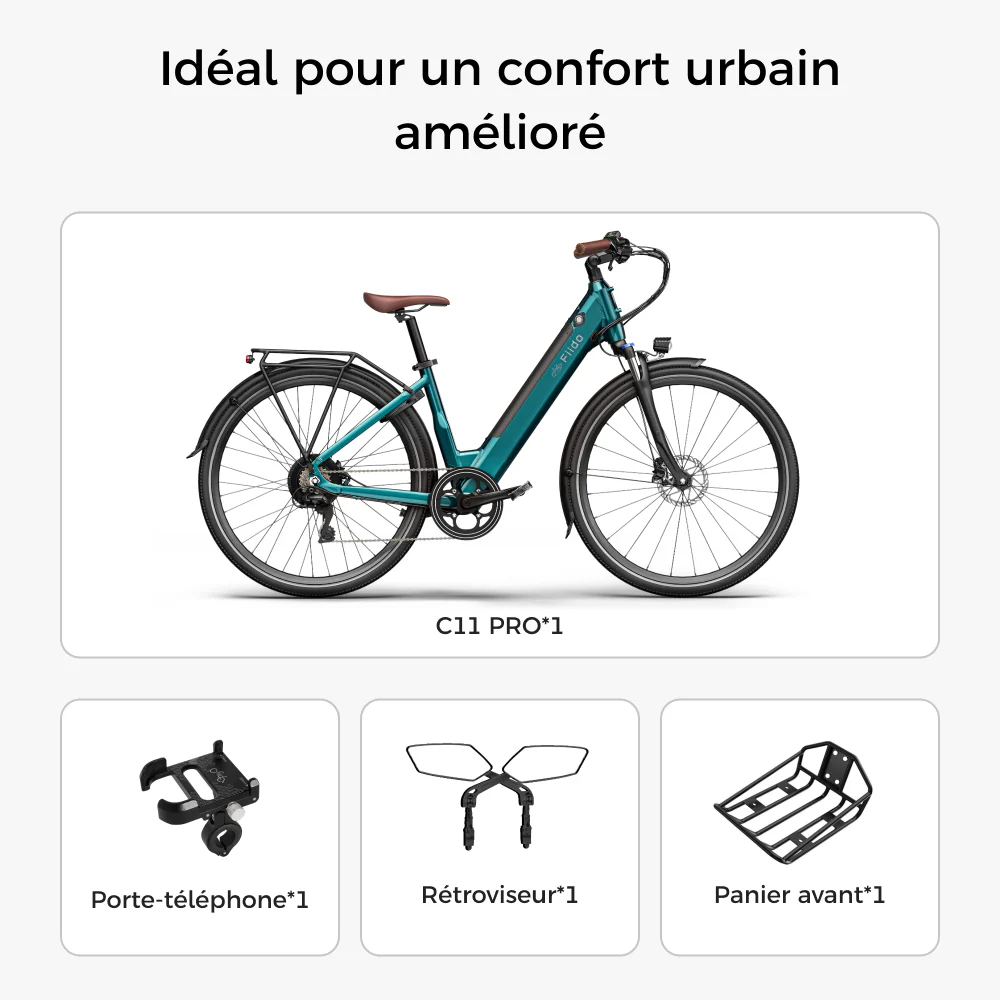 Fiido C11 Pro : Léger, autonomie de 104 km, étancheité IP54 - Image 12
