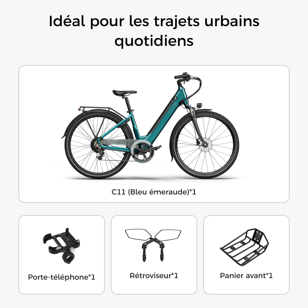 Fiido C11 Vélo Électrique Léger Urbain - Image 13