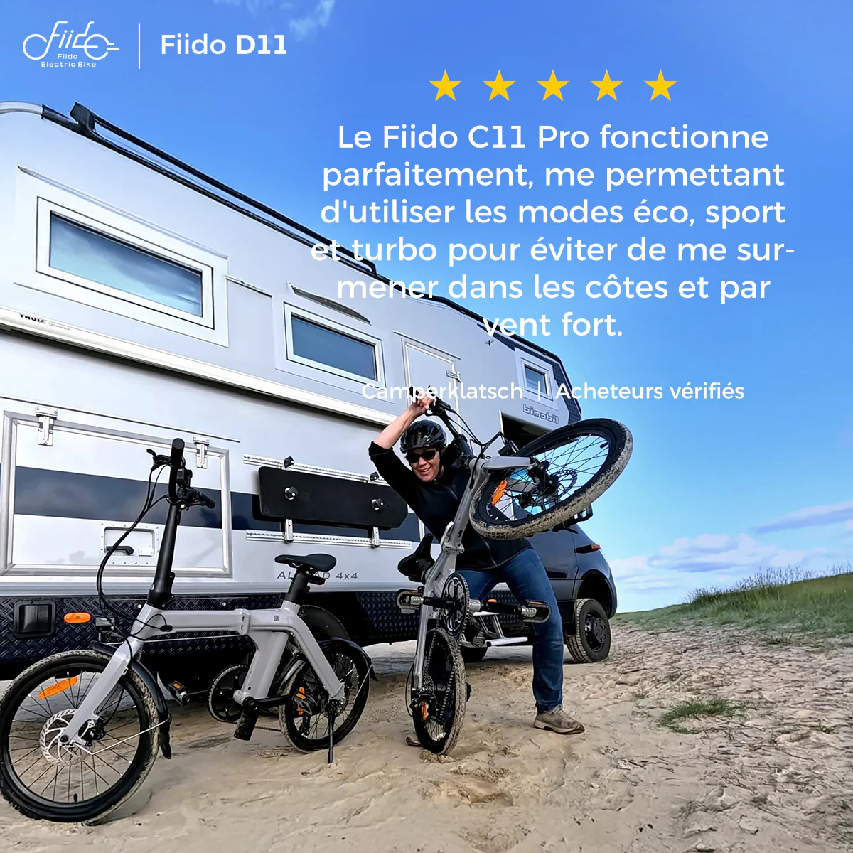 Fiido D11 Vélo électrique Pliant Urbain - Image 6