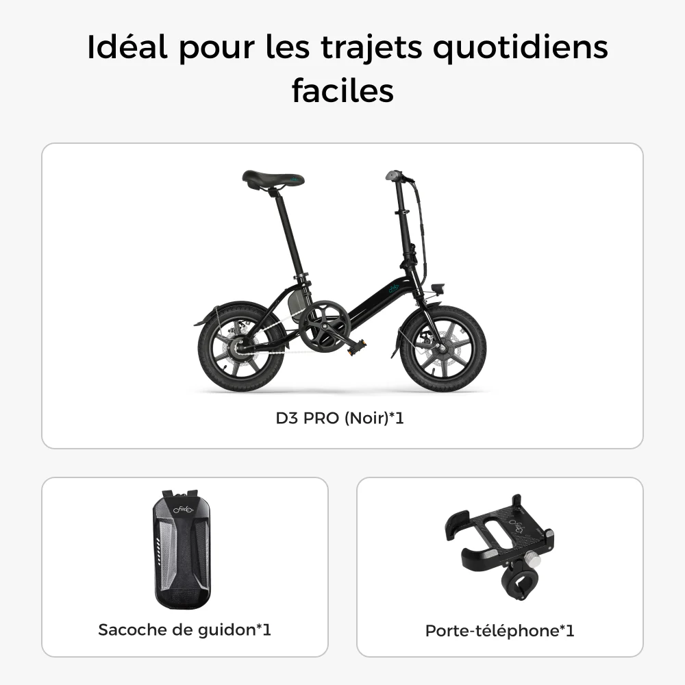 Fiido D3 Pro Mini Vélo électrique - Image 14