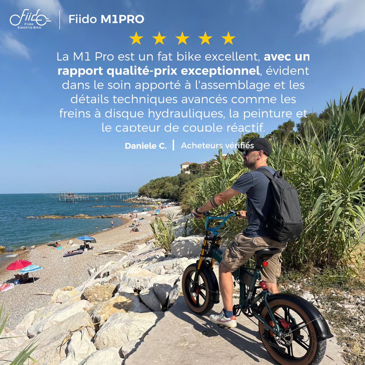 Fiido M1 Pro Vélo électrique Vtt Fatbike Cargo De Gros Pneus - Image 8