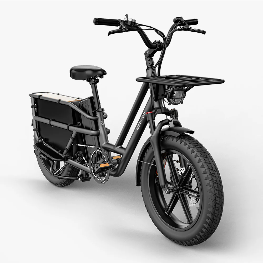 Vélo cargo électrique Fiido T2 : 200 kg de charge utile, 136,26 km d’autonomie maximale. - Image 12